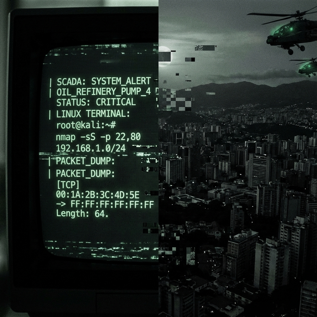 Código SCADA y apagón en Caracas - Análisis de ciberguerra